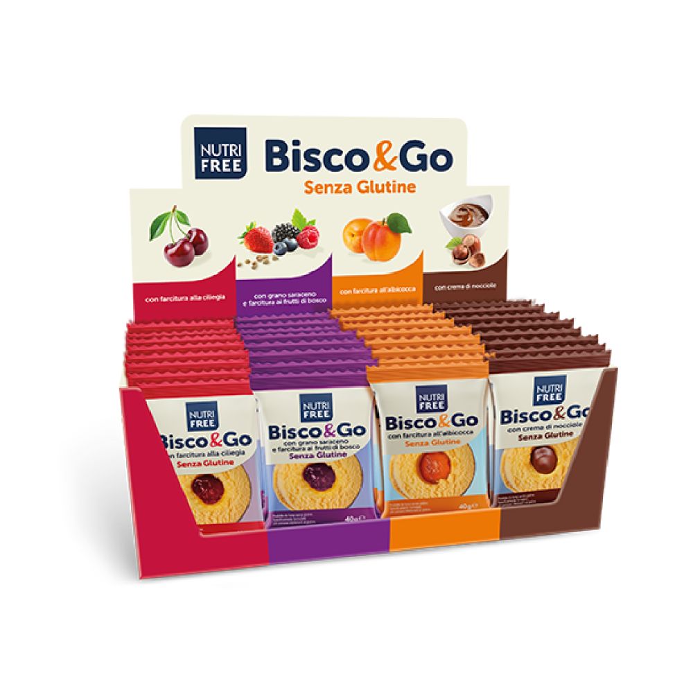 Nutri Free - Bisco & Go assortito 40g confezione da 32 pezzi