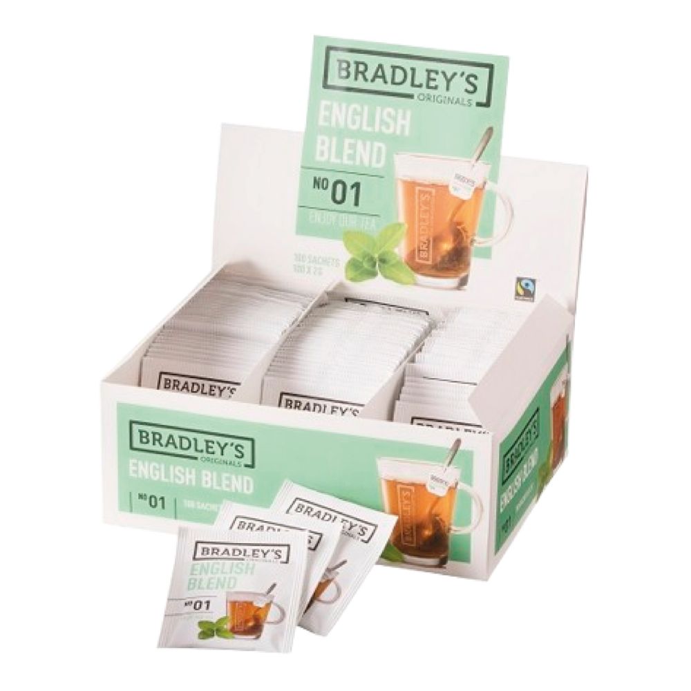 Bradley's - Tè English Blend No.1 confezione da 100 bustine