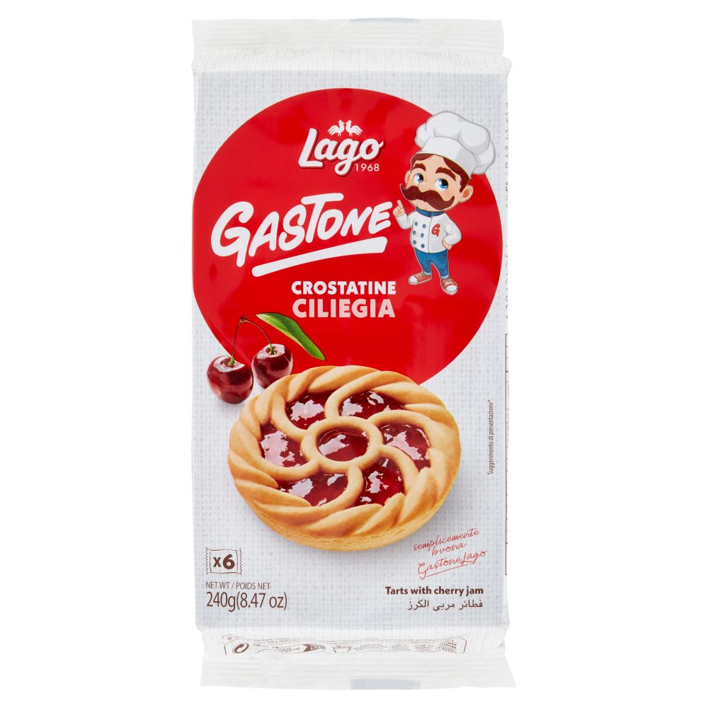 Lago - Crostatina Ciliegia 40gr per 120 pezzi