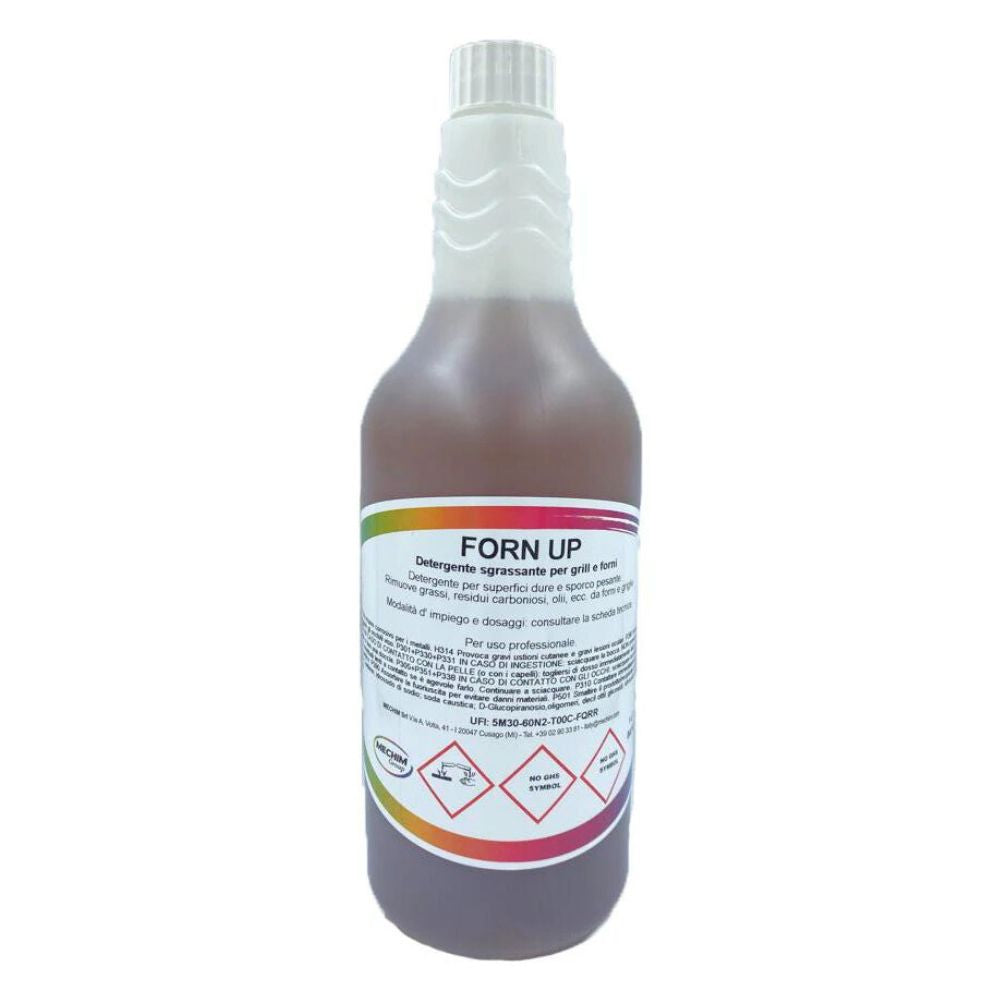 Forn Up - Detergente sgrassante per forno e cappe 1 lt per 6 pezzi