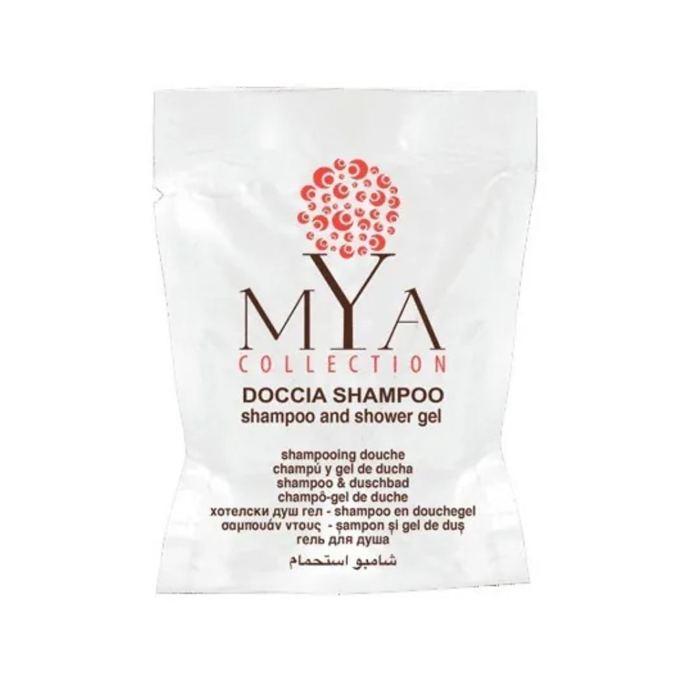 MYA - Bustine Doccia+Shampoo 20ml confezione da 500 pezzi