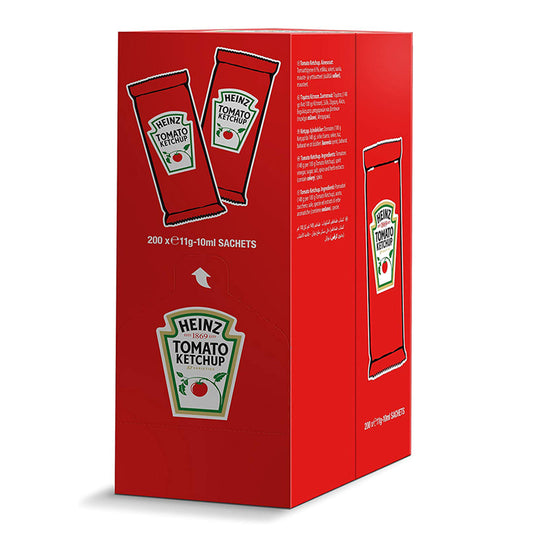 Heinz – Bustine monodose ketchup 10g confezione da 200 pezzi