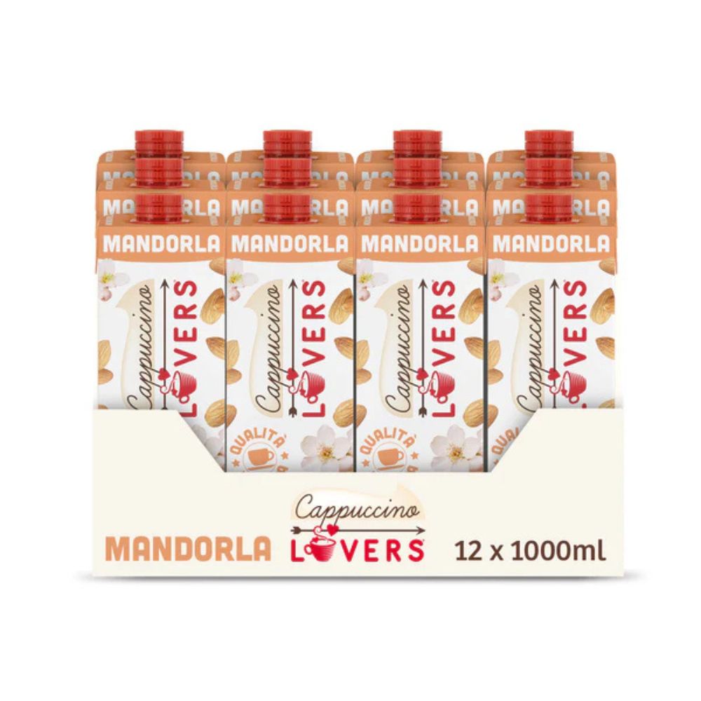 Lovers - Bevanda UHT a base di mandorla 1lt per 12 confezioni