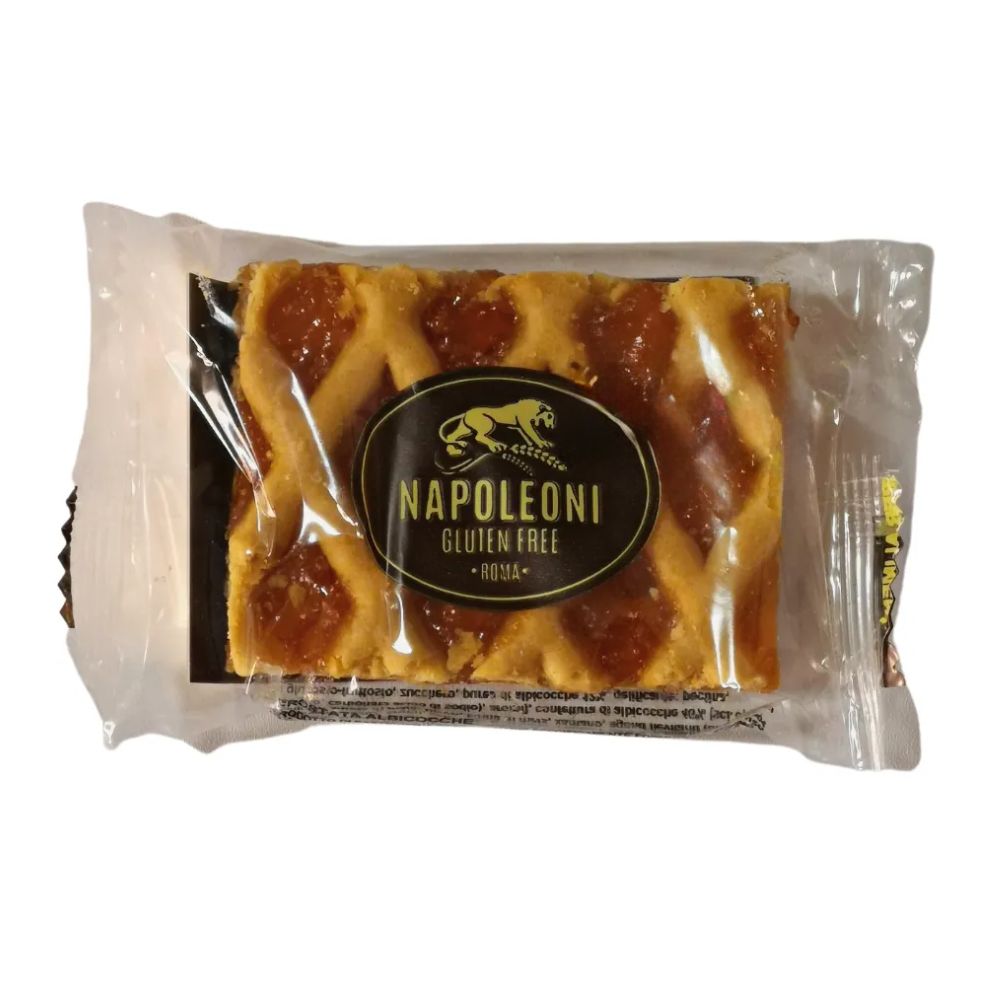 Napoleoni - Crostatina Trancio Albicocca 65gr Gluten Free confezione da 24 pezzi