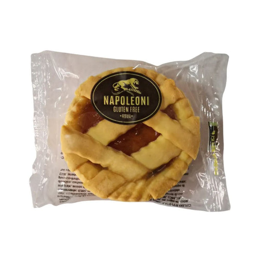 Napoleoni - Crostatina Albicocca 100gr Gluten Free confezione da 12 pezzi