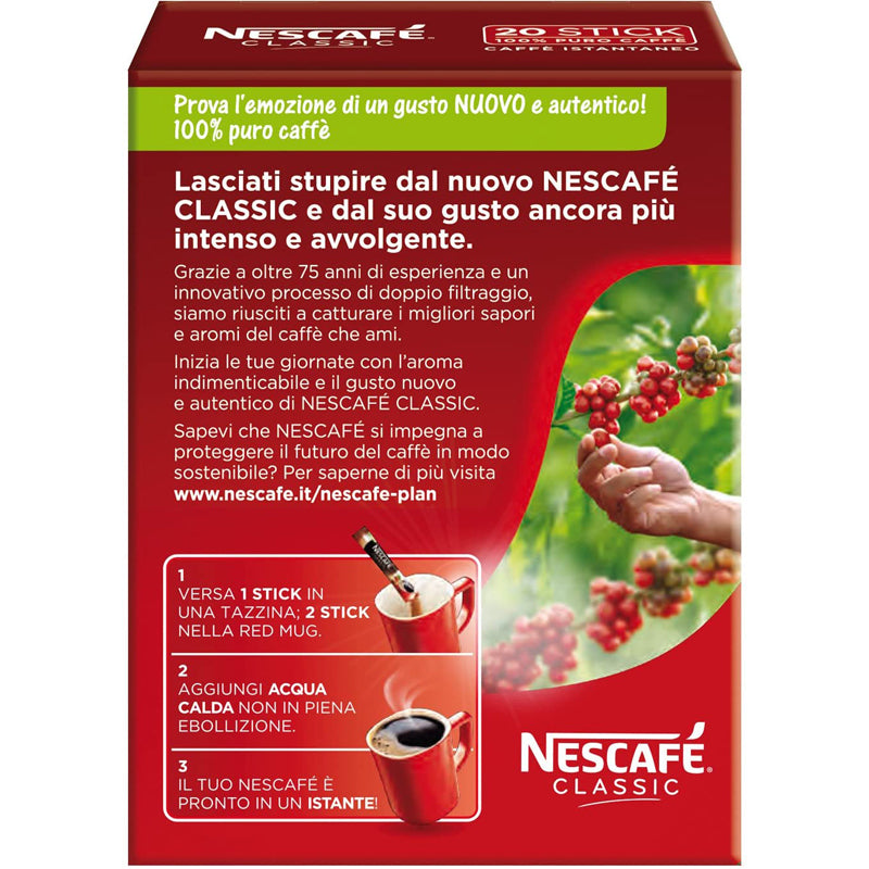 Nescafè - Classic stick mono 20pz