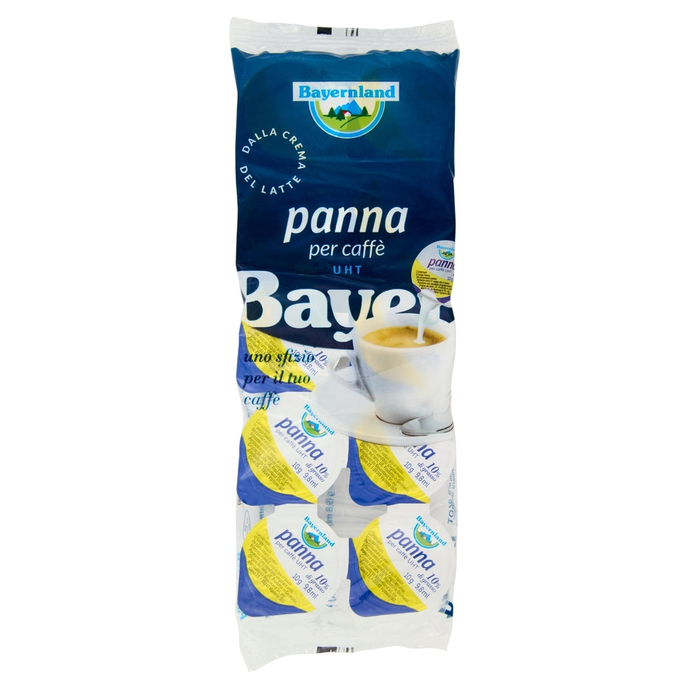 Bayernland - Panna per caffè UHT 6 Confezioni da 100 g