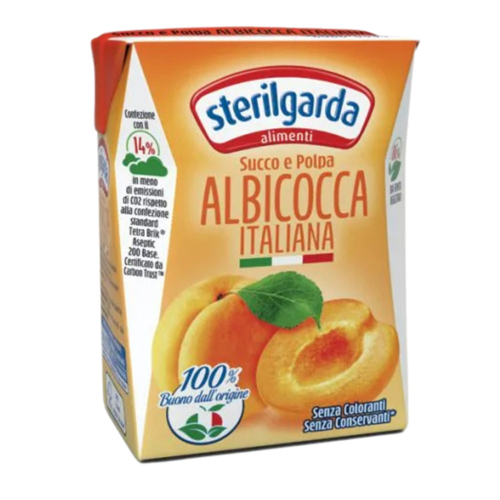 Sterilgarda - Succo albicocca in brick 200ml confezione da 24 pezzi