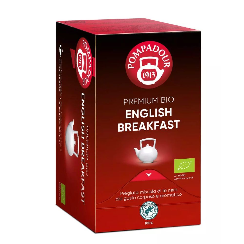 Pompadour - Tè English Breakfast BIO 20 filtri