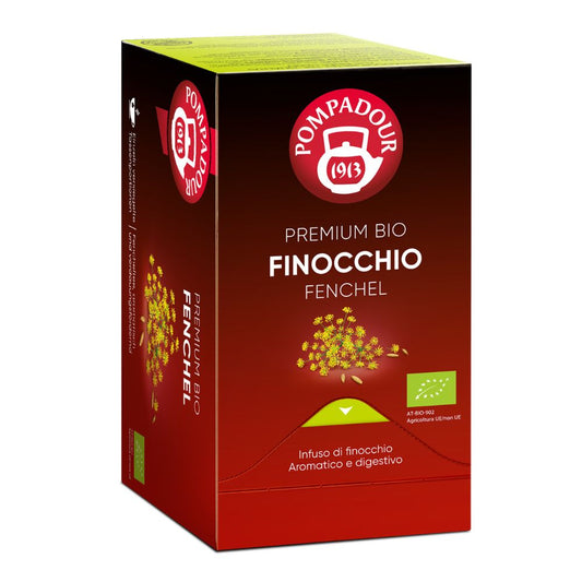 Pompadour - Infuso di finocchio aromatico e digestivo BIO 20 filtri