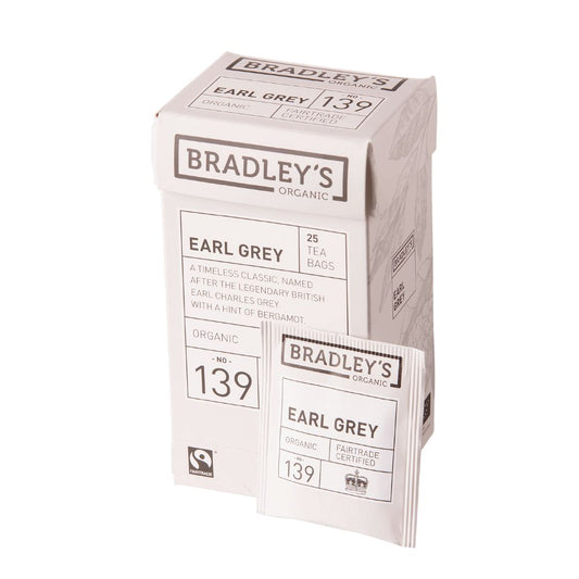 Bradley's - Tè Earl Grey Organic No.139 Bio confezione da 25 bustine