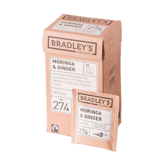 Bradley's - Tè Moringa e Ginger Organic No.274 Bio confezione da 25 bustine