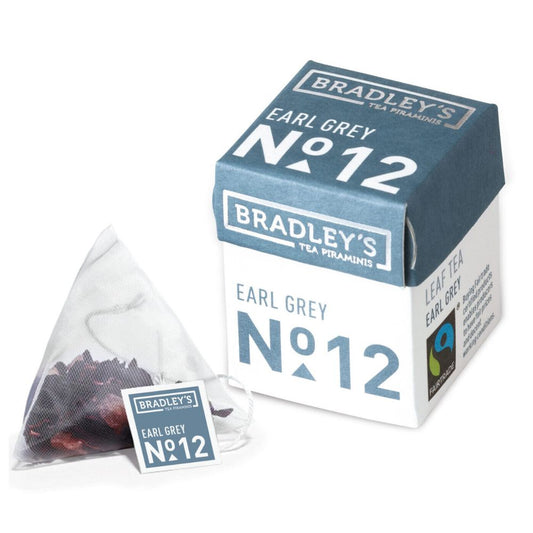 Bradley's - Tè Earl Grey Piramidale No.12 Bio confezione da 30 bustine