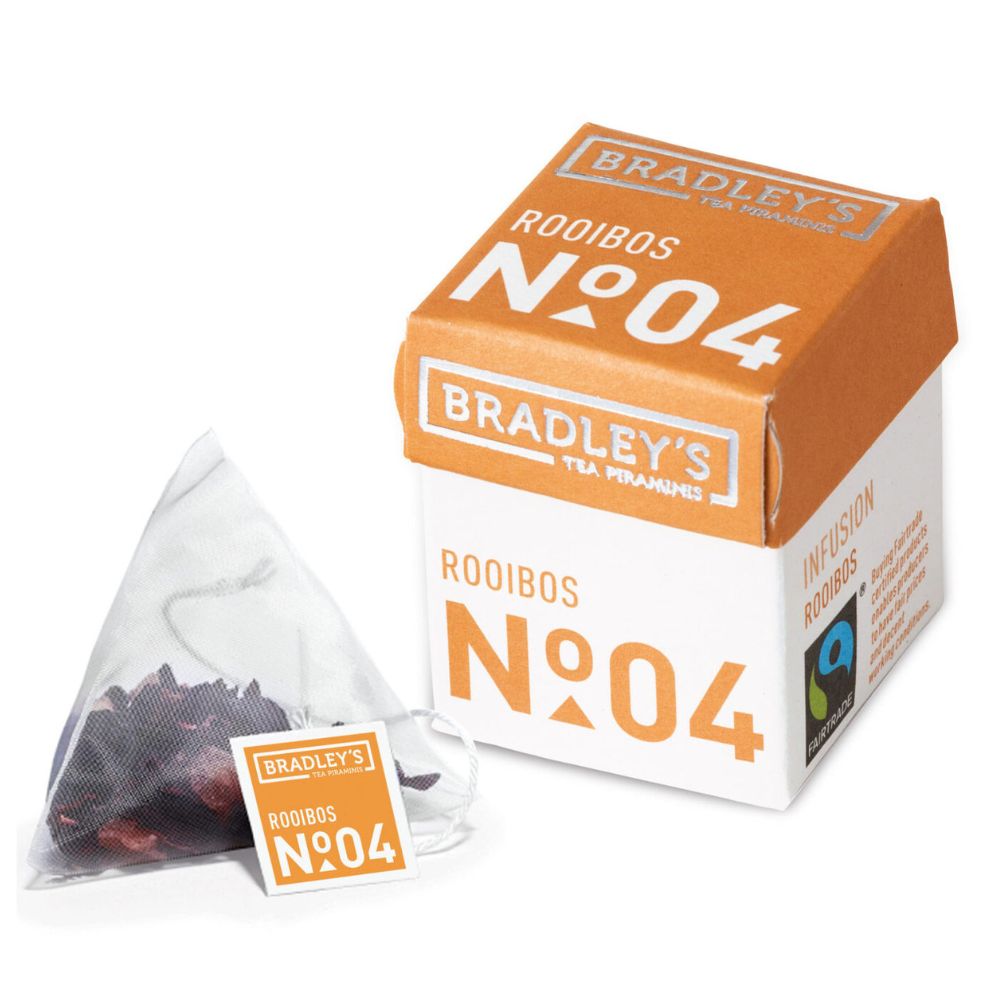 Bradley's - Tè Rooibos Piramidale No.04 Bio confezione da 30 bustine