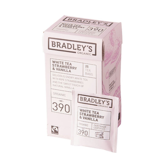 Bradley's - Tè Fragola e Vaniglia Organic No.390 Bio confezione da 25 bustine