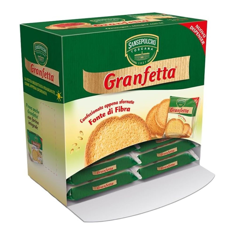San Sepolcro - Bifette biscottate monoporzione 15g confezione da 192 Pezzi