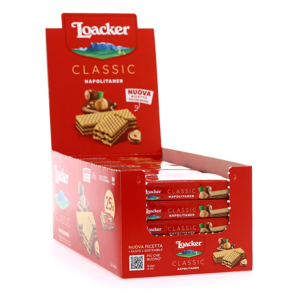 Loacker - Wafer Napolitaner classic 25 confezioni da 45gr