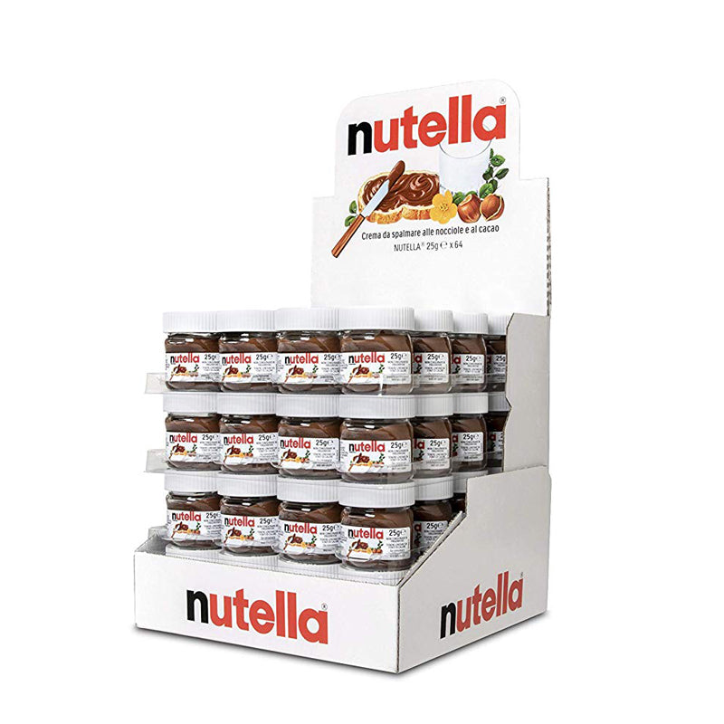 Nutella - Crema Spalmabile alle Nocciole e Cacao 64 vasetti da 25 gr