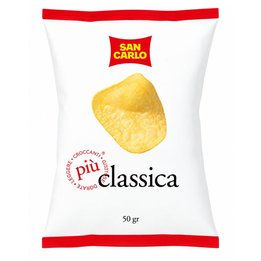San Carlo - Patatine classiche 50gr confezione da 20 pezzi