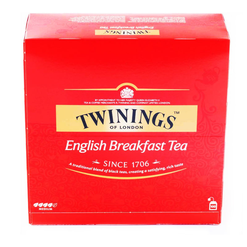 Twinings - Tè nero classico English Tea Breakfast 100 filtri