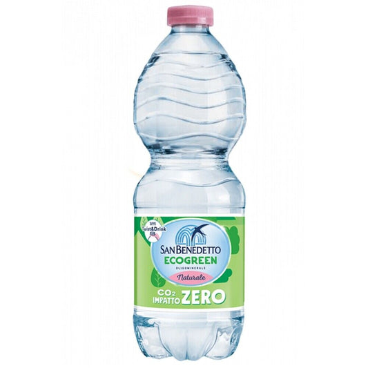 San Benedetto - Confezione da 24 Bottiglie Acqua Minerale Naturale 0,5L (PET)