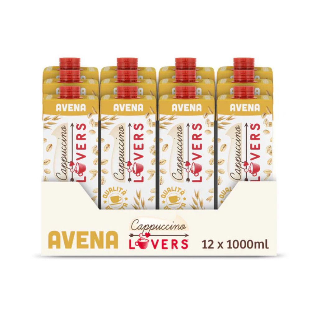 Lovers - Bevanda UHT a base di avena 1lt per 12 confezioni