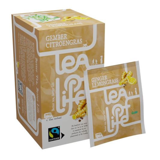 Tea of Life - infuso alla limone e zenzero BIO 25 bustine