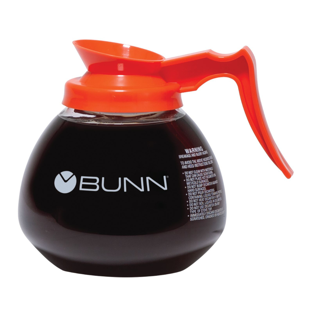 Bunn - Caraffa decanter in vetro arancione 1,89 lt