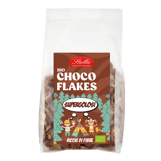 Stella bio - Choco flakes bio 1 kg confezione da 4 pezzi