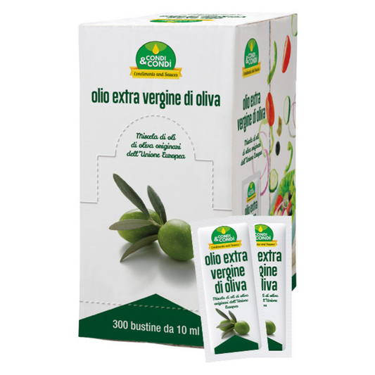 Condi&Condi - Olio extravergine d'oliva monodose in 300 bustine da 10ml