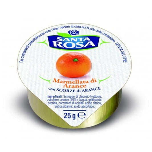 Santa Rosa - Confettura Arance monoporzione 25g confezione da 120 pezzi