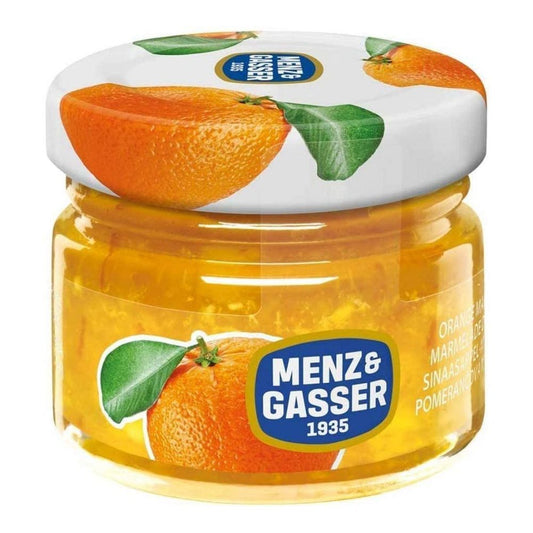 Menz & Gasser - Confettura in vetro all'arancia - 48 porzioni da 28gr