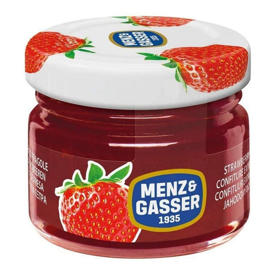 Menz & Gasser - Confettura alla fragola in vetro - 48 porzioni da 28gr