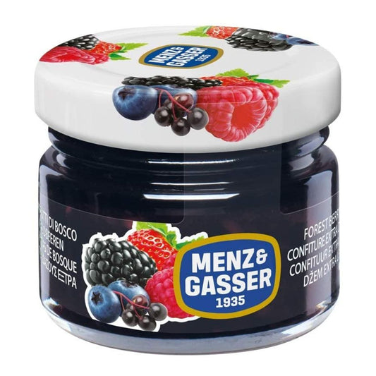 Menz & Gasser - Confettura in vetro ai frutti di bosco - 48 porzioni da 25gr