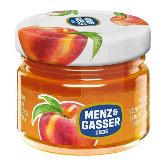 Menz & Gasser - Confettura in vetro alla pesca - 48 porzioni da 25gr