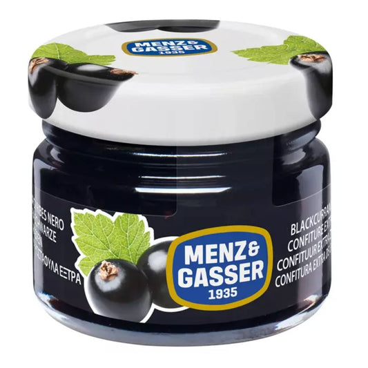 Menz & Gasser - Confettura in vetro al Ribes Nero - 48 porzioni da 25gr