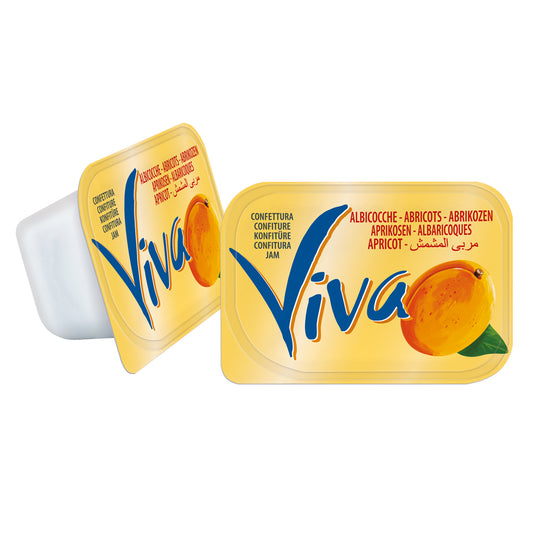 VIVA - Confettura Albicocca - 120 porzioni da 25gr
