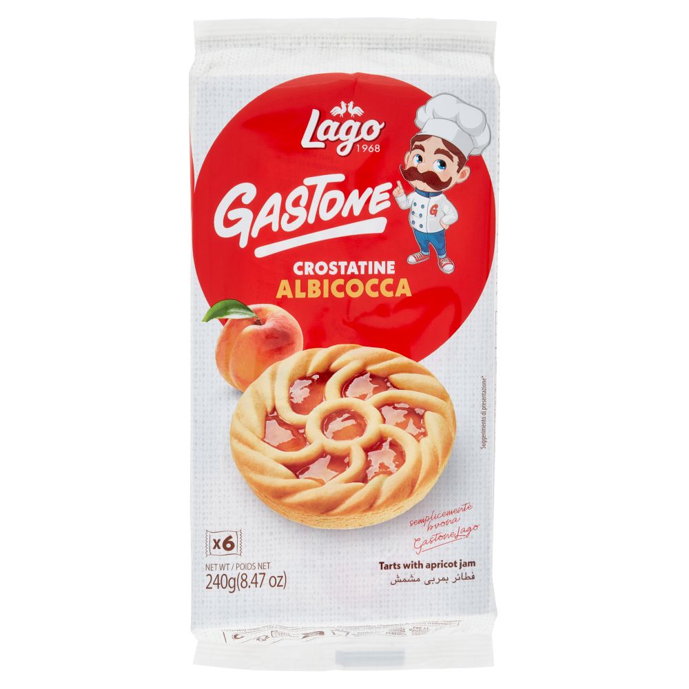 Lago - Crostatina Albicocca 40gr per 120 pezzi