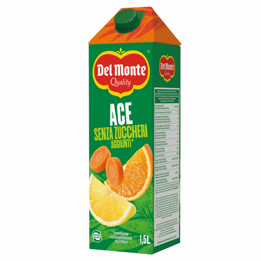 Del Monte - Succo ACE in brick con tappo confezione da 8 brick da 1,5lt