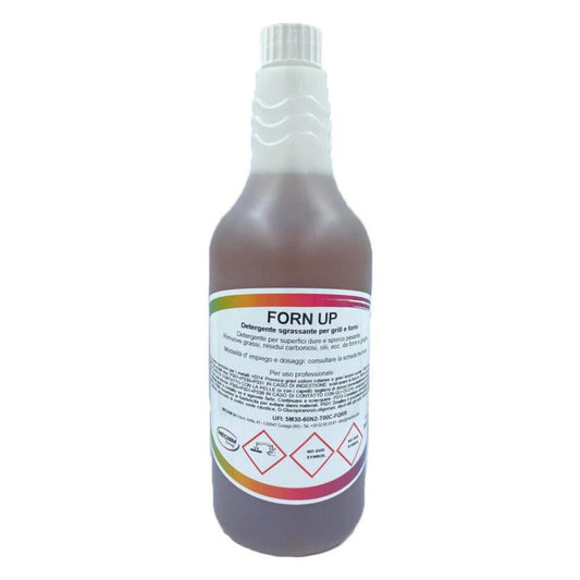 Forn Up - Detergente sgrassante per forno e cappe 1 lt per 6 pezzi