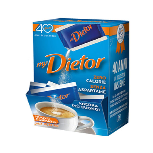 Dietor - Dolcificante in bustina 210 pezzi
