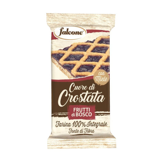 Falcone - Crostatina integrale Frutti di Bosco 60gr confezione da 44 pezzi