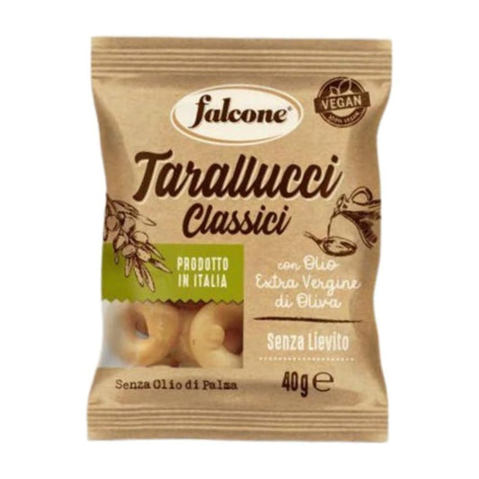 Falcone - Tarallini classici 40gr confezione da 60 pezzi