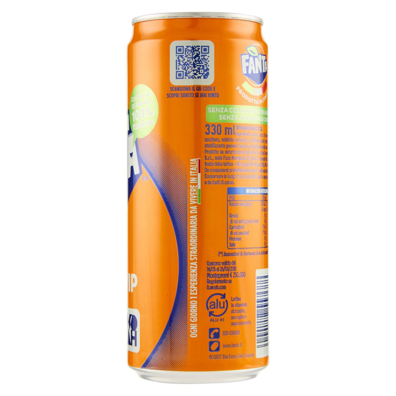Fanta - Bevanda analcolica in lattina all'arancia 33 cl x 24 lattine