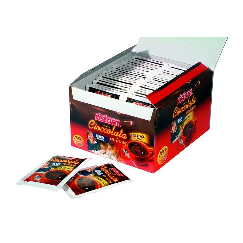 Ristora - Preparato per cioccolata calda 50 bustine da 25gr