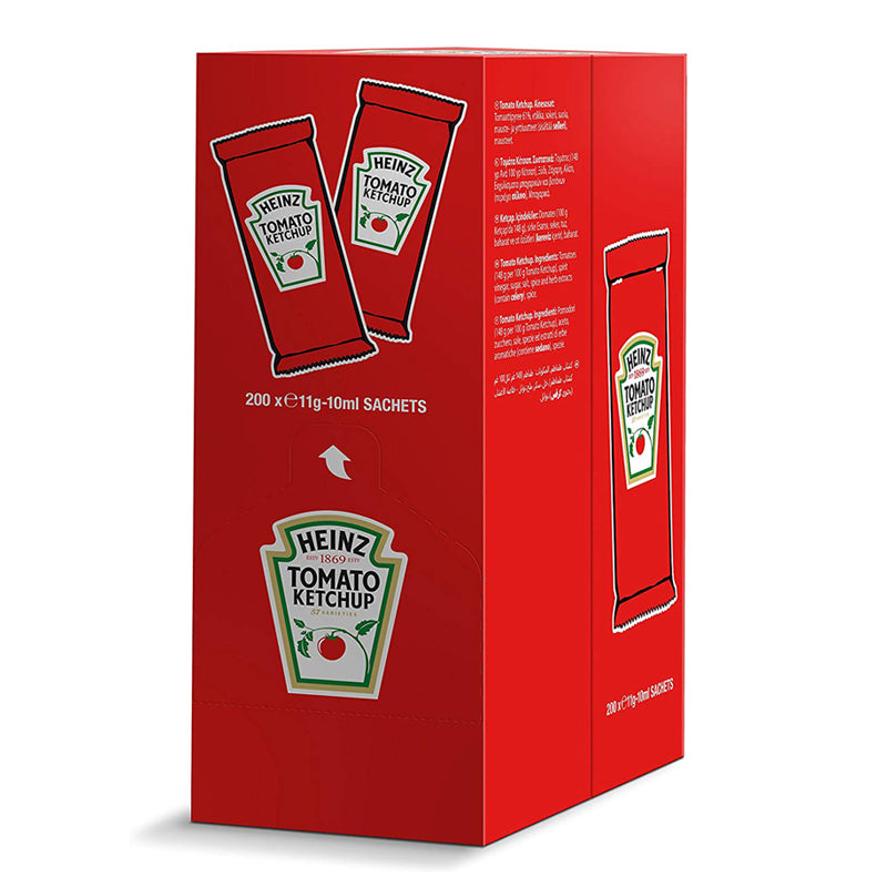 Heinz – Bustine monodose ketchup 10g confezione da 200 pezzi