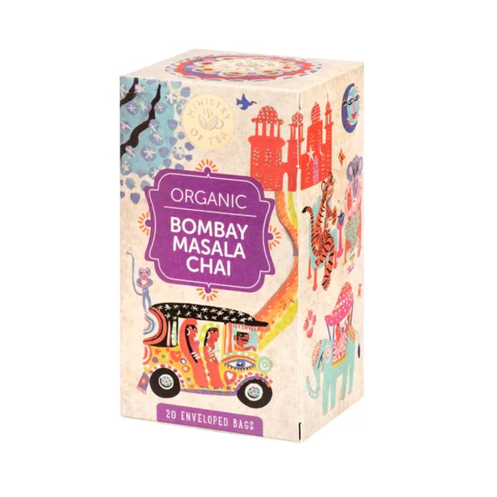Ministry Of Tea - Infuso India Bombay BIO confezione da 20 pezzi