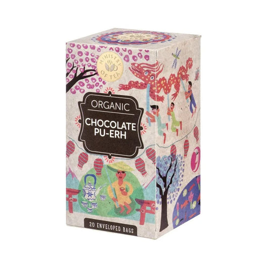 Ministry Of Tea - Infuso Nero al Cioccolato BIO confezione da 20 pezzi