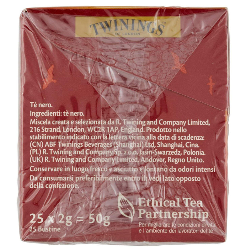 Twinings - Tè Nero Specialità Pure Ceylon 25 bustine