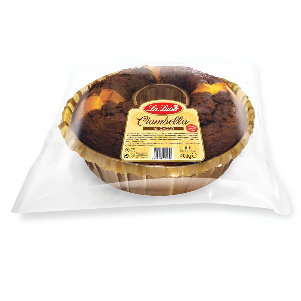 La Luisa - Ciambellone al cacao 400gr confezione da 6 pz